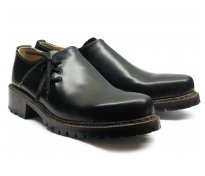 Haferlschuh aus schwarzem Cordovan
