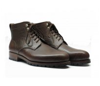 Derby Fettlederschuhe