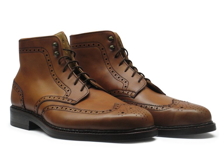 Cognacfarbener Boot
